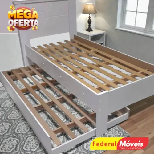 Cama bicama Solteiro - Campeã De Vendas!