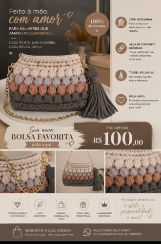 Bolsa de crochê 