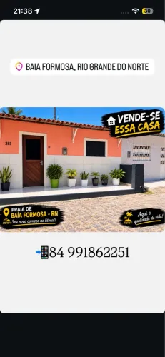 Casa em baia formosa . Para rápida negociação