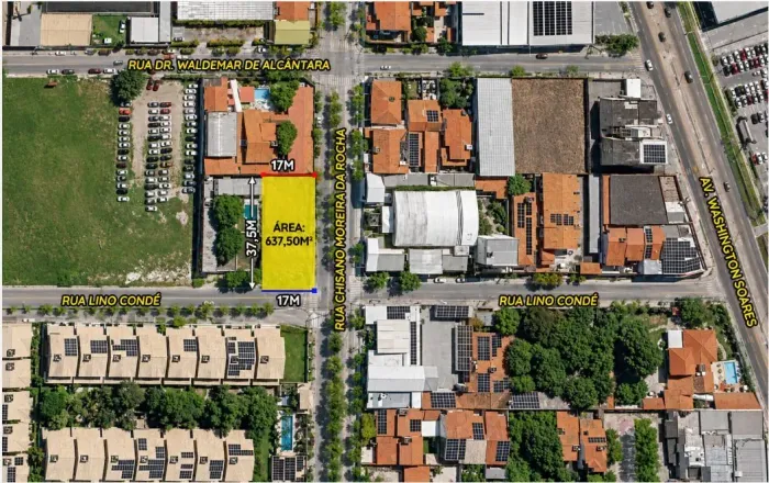 (TE2420) Excelente terreno medindo 637,50m² localizado no Cambeba