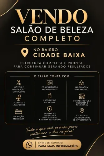 Salão de beleza completo 