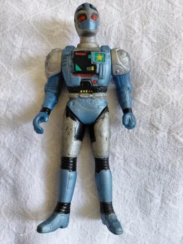 Boneco colecionável vintage do personagem Jiban da série Policial de Aço Jiban