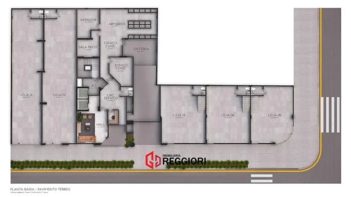 LOCAÇÃO SALA COMERCIAL 90m² VIVARE RESIDENCE EM BC