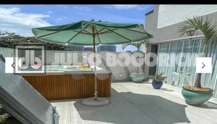 Jardim Europa Barra da Tijuca espetacular cobertura duplex reformada legalizada 4 suítes