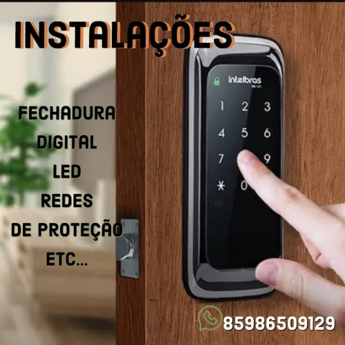 Instalação de fechadura eletrônica