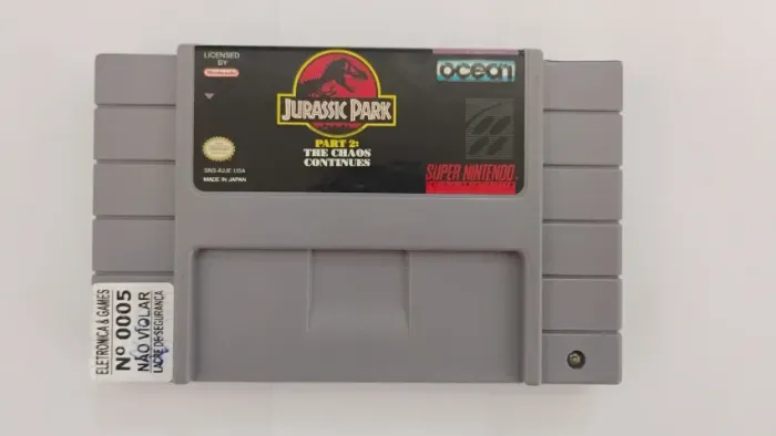 Jurassic Park 2: The Chaos Continues - Original Snes Fita