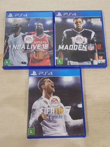 Pacote EA SPORTS de 2018 NBA,MADDEN E FIFA