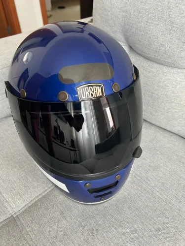 Capacete Hurban Cafe Racer Azul