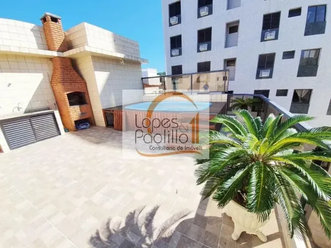 APARTAMENTO DE COBERTURA COM PISCINA EM GUARUJÁ!