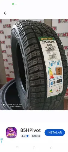 Vendo 4 pneus novos 205 65 15