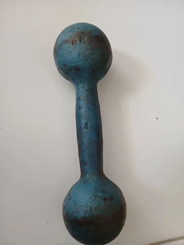 Halter 4kg Peso De Academia 1 Unidade