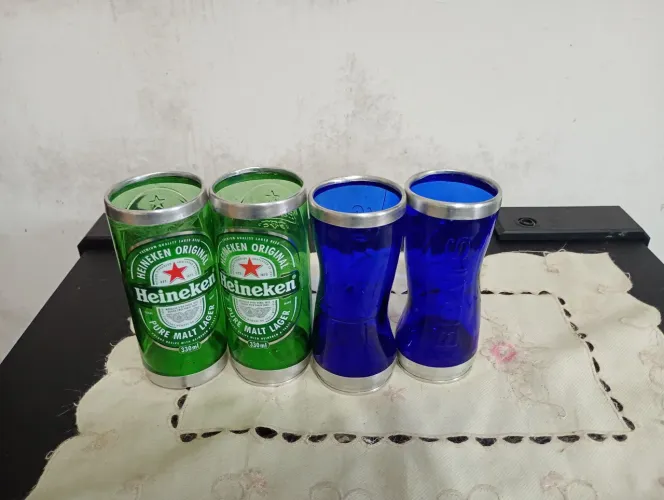 Copos da Haneken e Skol btes