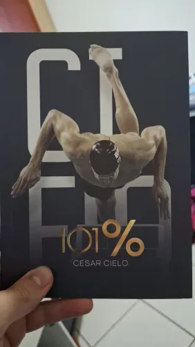 Livro 101% do Cesar Cielo Autografado