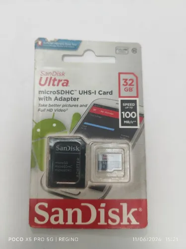 Cartão de memória SanDisk ultra classe 10 original