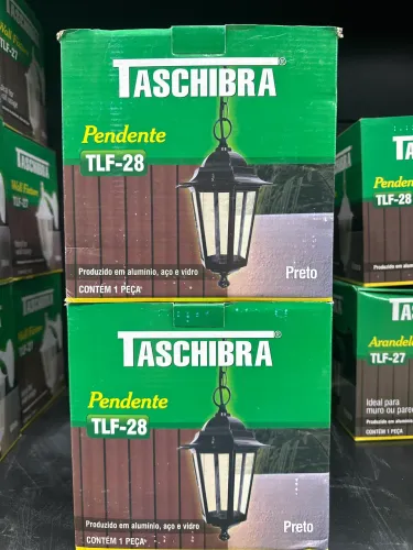 KIT 2 PENDENTES TASCHIBRA TLF-28 PRETOS