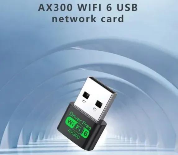 Receptor WiFi 6  AX300  2.4G USB Dongle PC Laptop Driver  Arduino Automação COD-AP213  