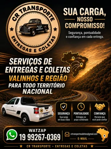 Serviços de Frete, entregas e coletas
