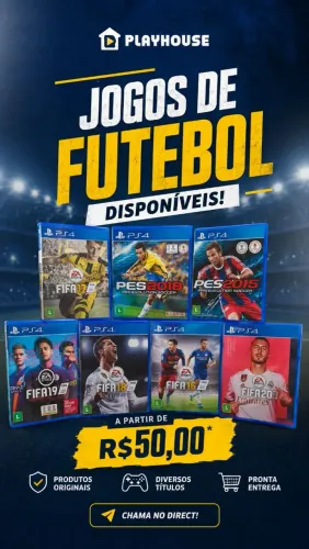 Jogos PS4 futebol 
