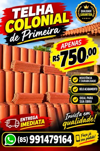 Telha colonial de primeira