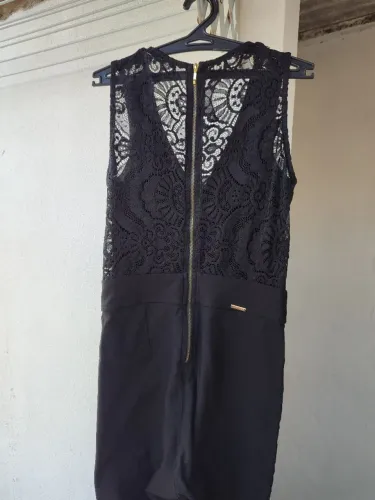 Macacão preto Tamanho M em malha