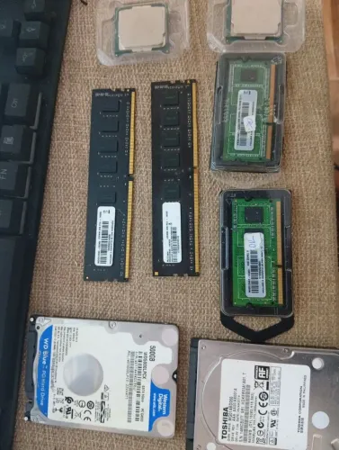 Lote de peças de para computador