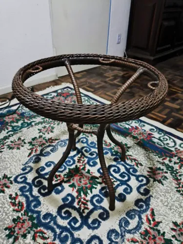 Mesa de centro 50cm fibra sintética