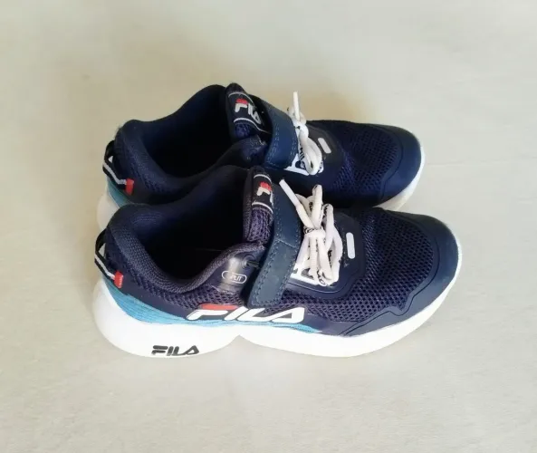 Tênis infantil Fila azul marinho - n.28