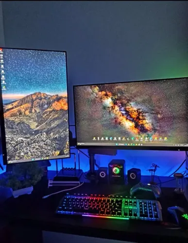 PC Gamer Completo + 2 Monitores 144Hz + Mesa em L (Só pegar e usar)