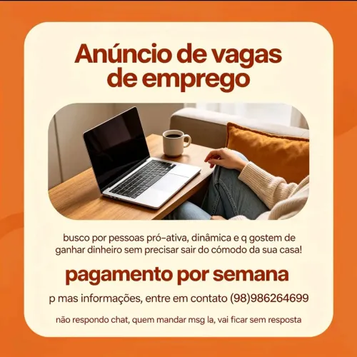 Oportunidade de trabalho 
