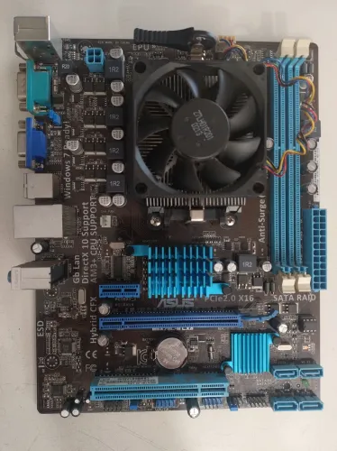 Placa mãe AM3 equivalente a core 2 duo
