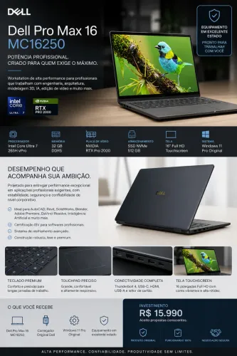 Dell ProMax 16 MC16250 Core Ultra 7 | 32GB RAM