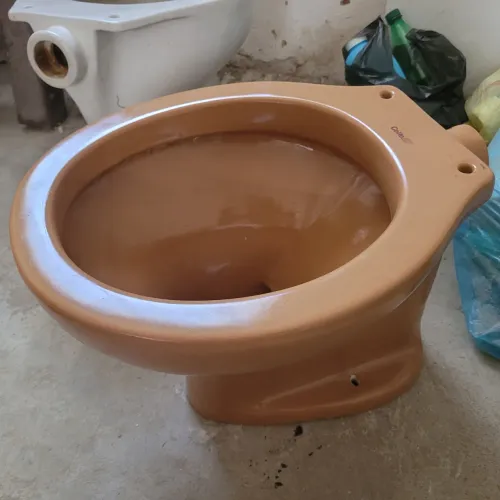 Bacia sanitária marrom