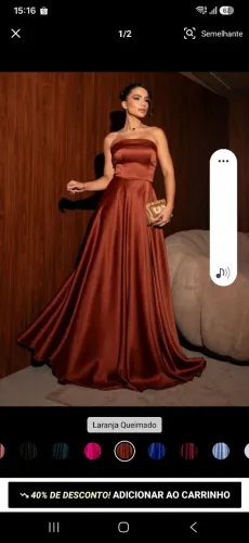 Vendo vestido de festa 230,00