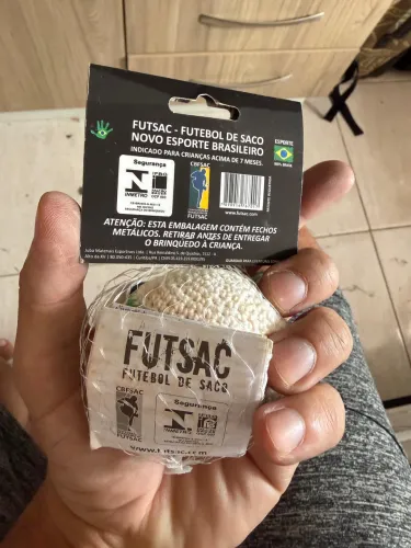 Bolinha Oficial de Futsac/Footsac - Nova na Embalagem