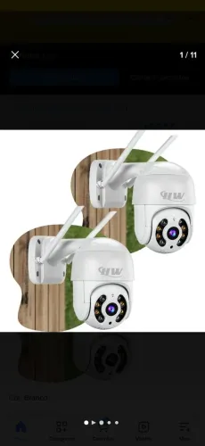 Câmera wifi kit duas câmeras. 