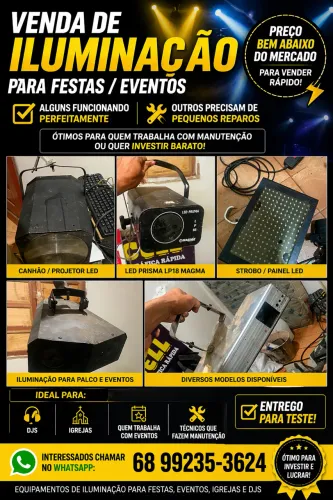 Iluminação de festa