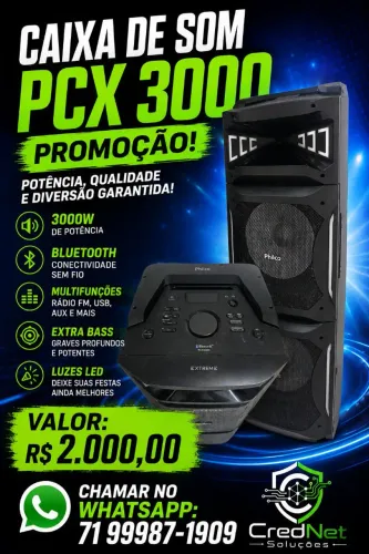 CAIXA DE SOM PCX 3000