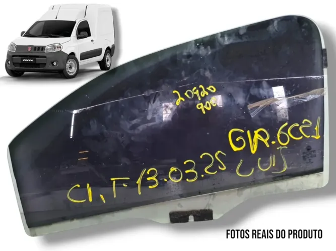 Vidro Porta Dianteira Esquerda Fiat Fiorino Endurance 2021 