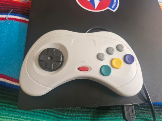 Controle Saturn 6 Botoes USB