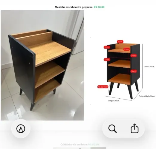 Mesa de cabeceira