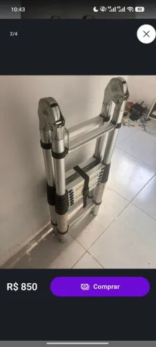 Escada telescópica