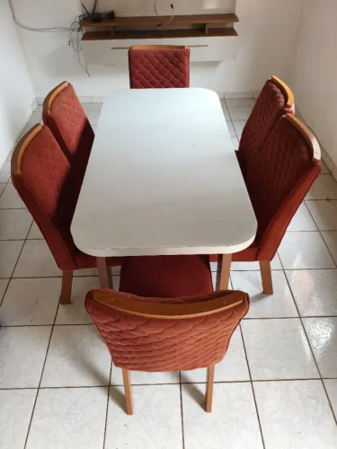 Mesas de Jantar 6 cadeiras