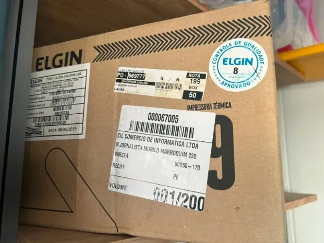 IMPRESSORA TERMICA ELGIN I9 NA CAIXA