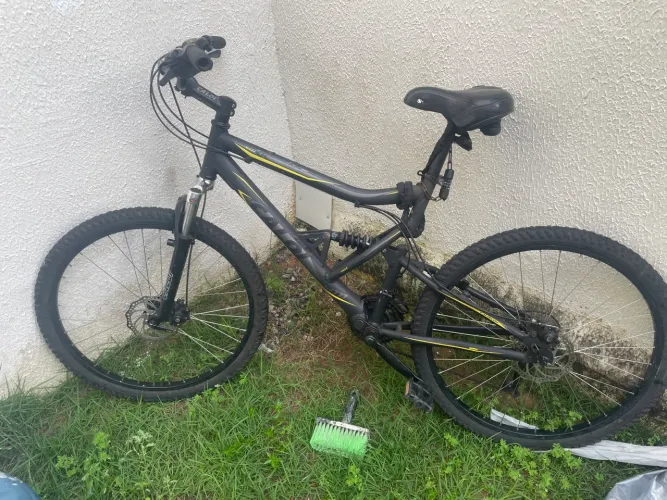 Bicicleta alumínio 21 marchas