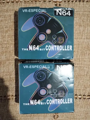 2 Controles Nintendo 64 Novos na Caixa (Paralelos) OS DOIS POR 120 reais