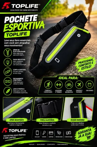 POCHETE ESPORTIVA