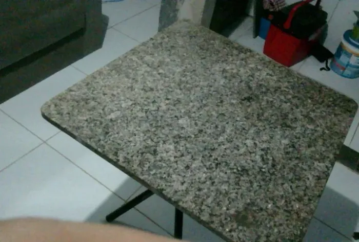 mesa de jantar quadrada de mármore 