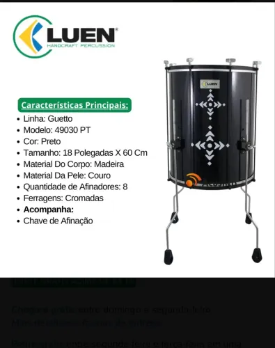 Surdo 18 polegadas