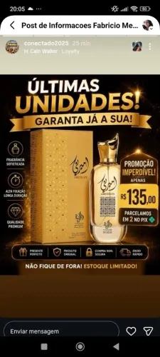 Perfumes importados 