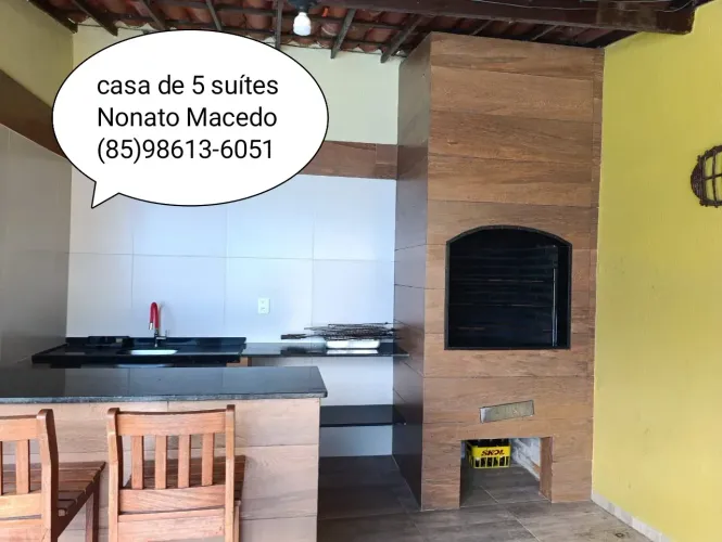 Casa de Praia com 5 Suítes, Piscina e Lazer Completo!